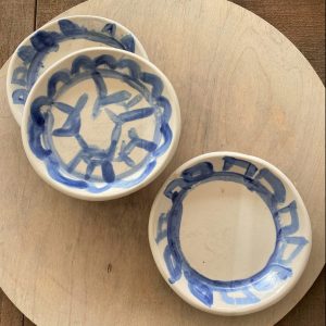 Plate with Blue pattern