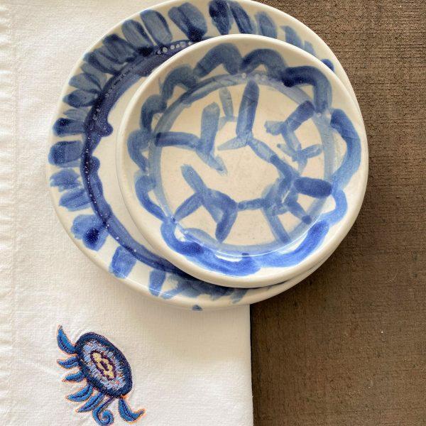 Plate with Blue pattern - Image 3