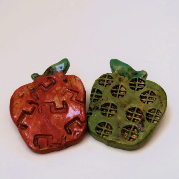 Autumn Apple Pin Badge / Brooch - Image 2