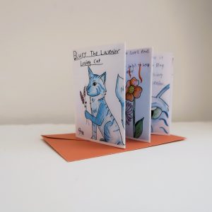 Bluey the Cat | Poem-card