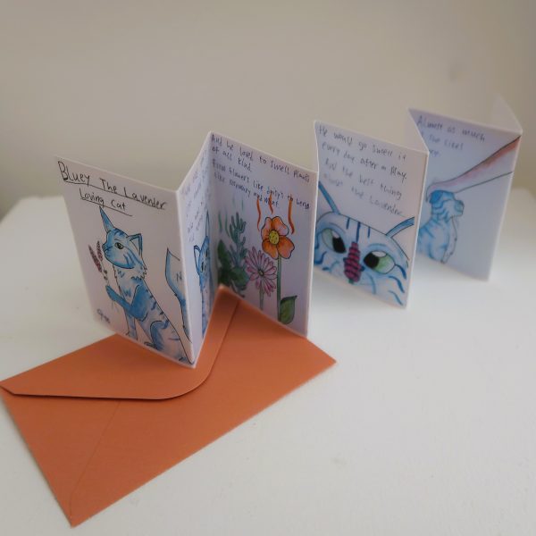 Bluey the Cat | Poem-card - Image 2