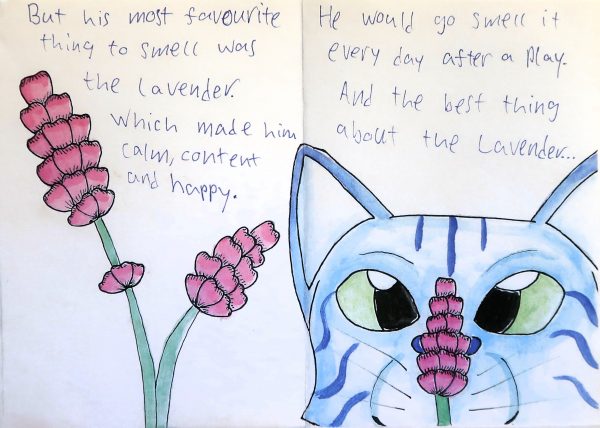 Bluey the Cat | Poem-card - Image 6