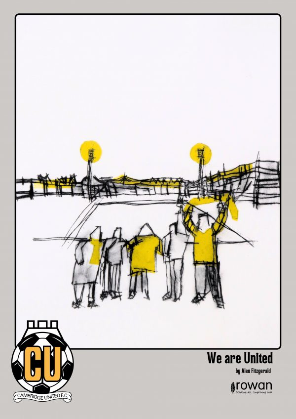Cambridge United Fine Art Poster Print - 'We are United'