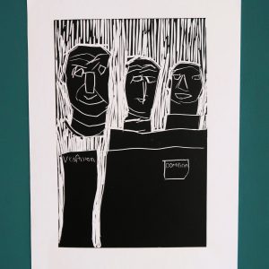 Original lino-print - Romans