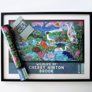 Wildlife of Cherry Hinton Brook Poster
