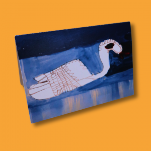 Swan Greetings Card - Wildlife of Cherry Hinton Brook