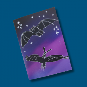 Bats Greetings Card - Wildlife of Cherry Hinton Brook
