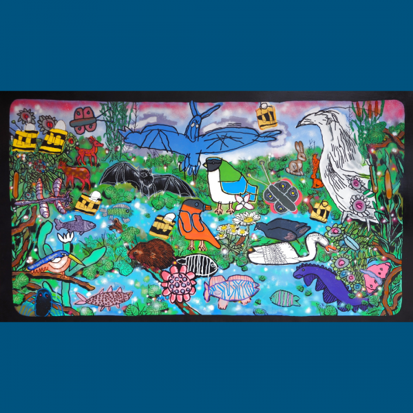 Bats Greetings Card - Wildlife of Cherry Hinton Brook - Image 4