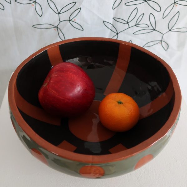 Ceramic Pedestal Bowl - Image 9