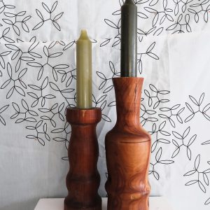 Wooden Candle Holder - by Tracie