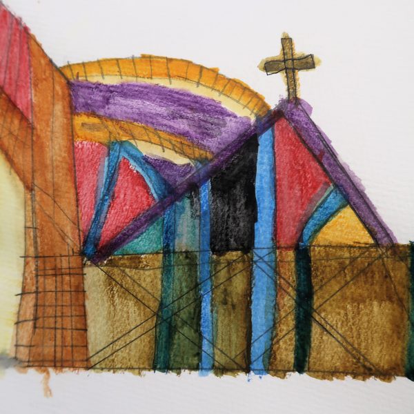 'Technicolour Temple' by Alex F - Image 2