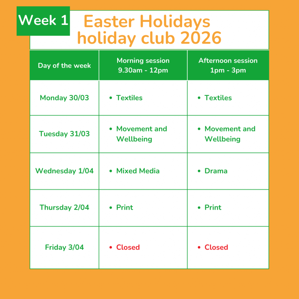 Easter Holidays 2026 WEEK 1