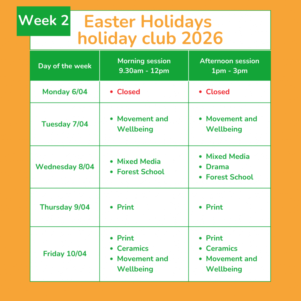 Easter Holidays 2026 WEEK 2