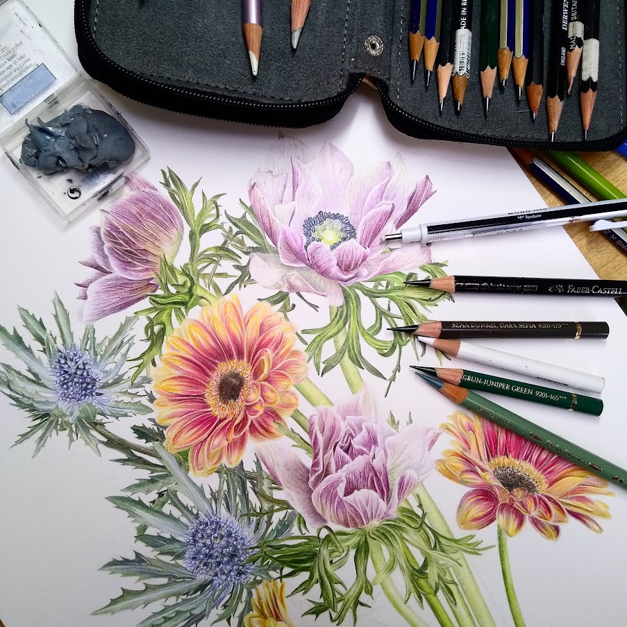 Mixed Media: Botanical Illustration (Monday)