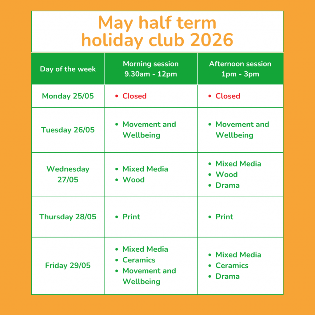 May half term timetable